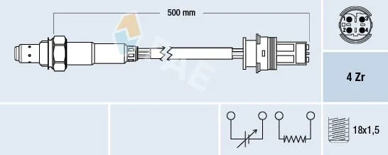 Кисневий датчик FAE 77504