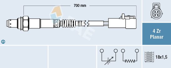 Lambda Sensor FAE 77615