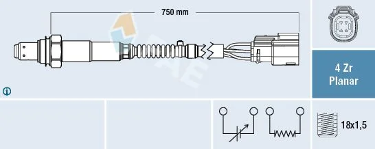 Oxygen Sensor FAE 77650