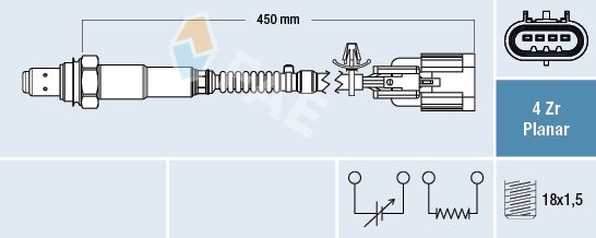 Lambda jutiklis FAE 77662