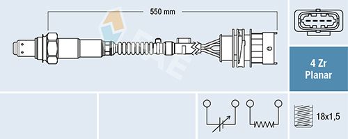 Lambda Sensor FAE 77670