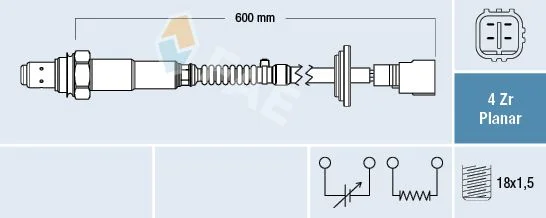 Lambda jutiklis FAE 77780