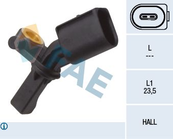 Sensor, wheel speed FAE 78010