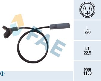 Датчик, кількість обертів колеса FAE 78017