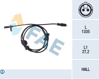 Sensor, wheel speed FAE 78047