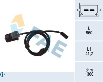 Sensor, wheel speed FAE 78058