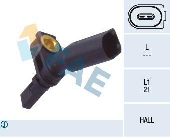 Sensor, wheel speed FAE 78065