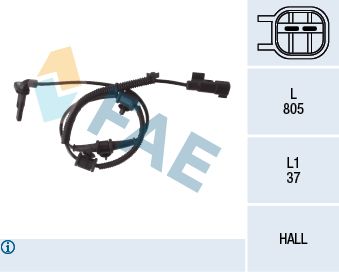 Sensor, wheel speed FAE 78110