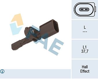 Sensor, wheel speed FAE 78451