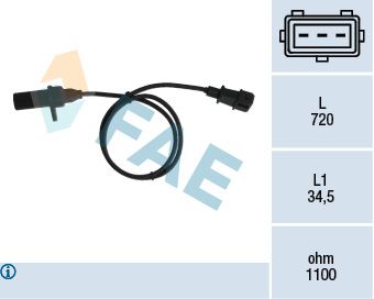 Імпульсний датчик, колінчатий вал FAE 79006