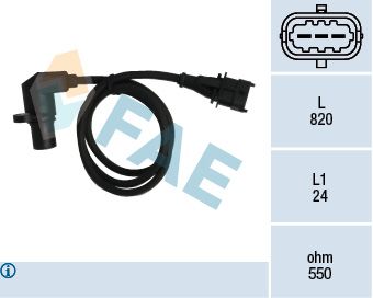 Sensor, crankshaft pulse FAE 79041