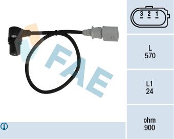 Sensor, crankshaft pulse FAE 79056