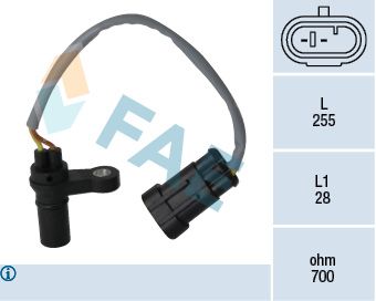 Sensor, crankshaft pulse FAE 79191