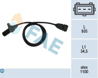 Sensor, crankshaft pulse FAE 79295