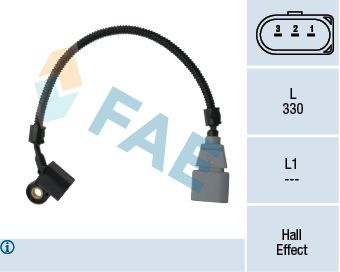 Датчик, положення кулачкового вала FAE 79331