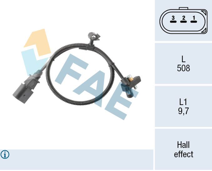 Sensor, crankshaft pulse FAE 79495