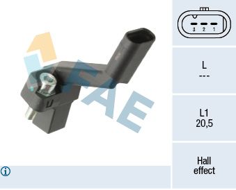 Sensor, crankshaft pulse FAE 79521