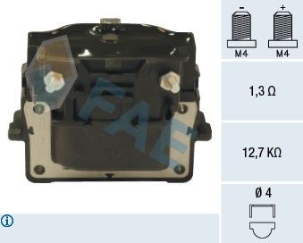 Котушка запалювання FAE 80241