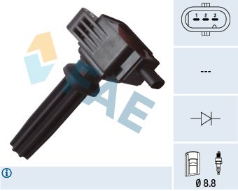 Ignition Coil FAE 80255