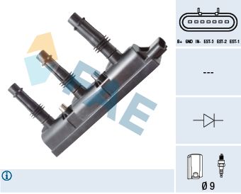 Ignition Coil FAE 80258