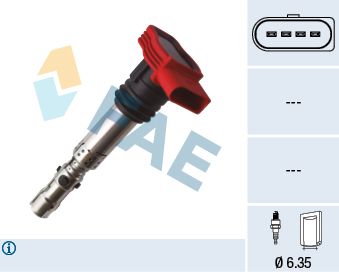 Котушка запалювання FAE 80446