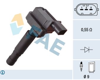 Ignition Coil FAE 80455