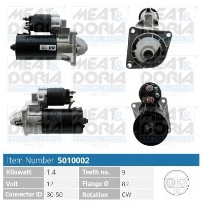 Starteris MEAT & DORIA 5010002