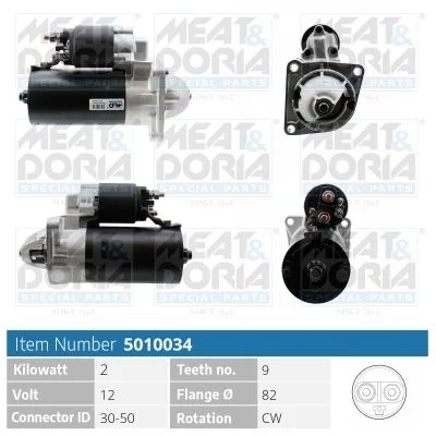 Starteris MEAT & DORIA 5010034