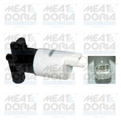 Washer Fluid Pump, window cleaning MEAT & DORIA 20127