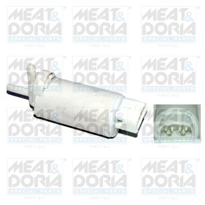 Washer Fluid Pump, window cleaning MEAT & DORIA 20131