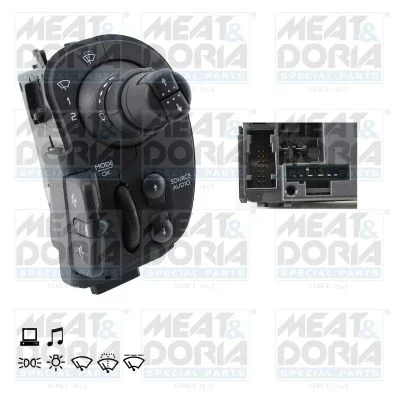 Vairo kolonėlės jungiklis MEAT & DORIA 231626