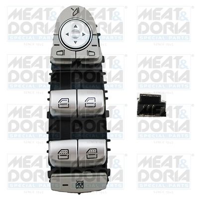 Switch, window regulator MEAT & DORIA 26081