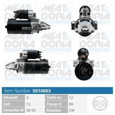 Starteris MEAT & DORIA 5010003