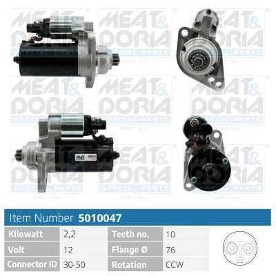Starteris MEAT & DORIA 5010047