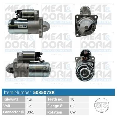 Стартер MEAT & DORIA 5035073