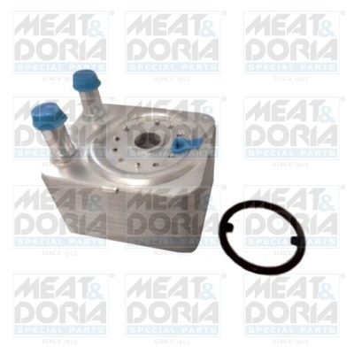 Oil Cooler, engine oil MEAT & DORIA 95006