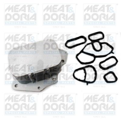 Oil Cooler, engine oil MEAT & DORIA 95051