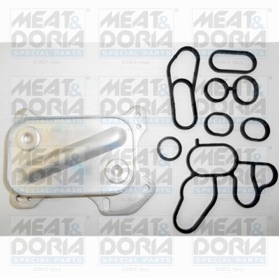 Oil Cooler, engine oil MEAT & DORIA 95060