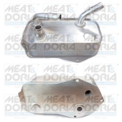 Oil Cooler, automatic transmission MEAT & DORIA 95091