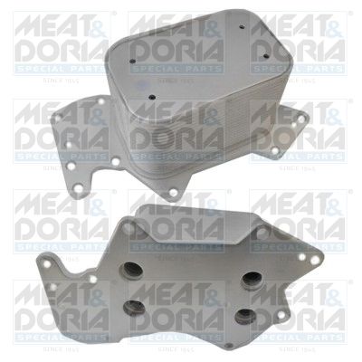 Oil Cooler, engine oil MEAT & DORIA 95188