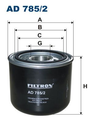 Патрон осушувача повітря, пневматична установка FILTRON AD 785/2