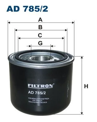 Air Dryer Cartridge, compressed air system FILTRON AD785/2
