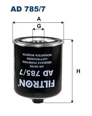 Air Dryer Cartridge, compressed air system FILTRON AD785/7