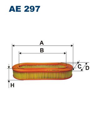 Повітряний фільтр FILTRON AE297