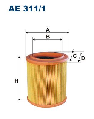 Повітряний фільтр FILTRON AE 311/1