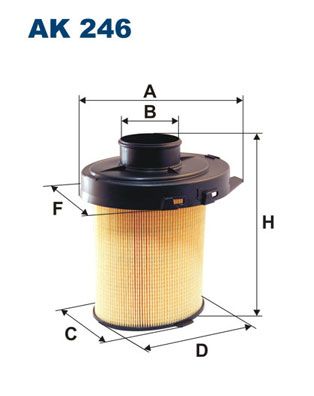 Повітряний фільтр FILTRON AK 246