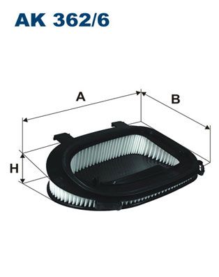 Air Filter FILTRON AK 362/6