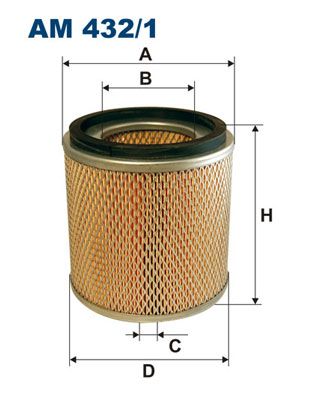 Повітряний фільтр FILTRON AM 432/1