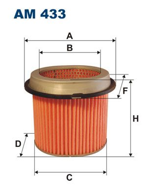 Повітряний фільтр FILTRON AM433