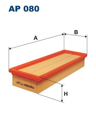 Повітряний фільтр FILTRON AP 080